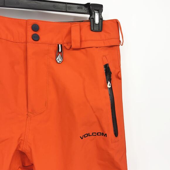 Volcom Gore-Tex Let It Storm Orange Snow Ski Snowboard Pants Pockets Size XS - Picture 2 of 12